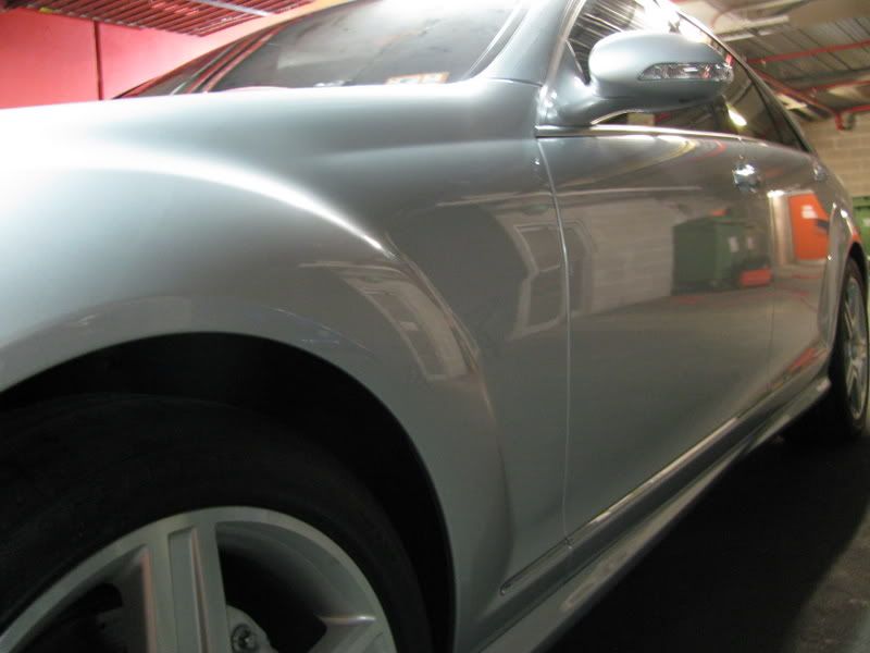 Mercedes Benz S 350 Zircon Silver Paint Correction and Detail 2008